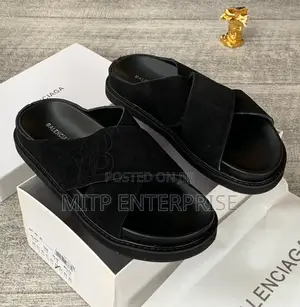Balenciaga Men Pam Slippers