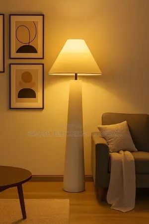Wabi Sabi Mushroom Standing Lamp Tall Fabric Floor Reading Light Foyer
