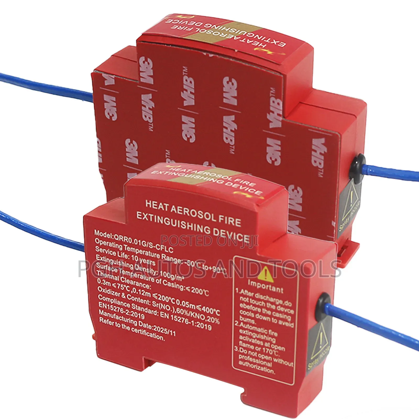 Hot Arosol Fire Extinguishing Device