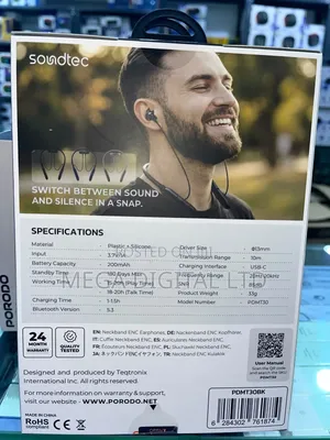 Auraband Neckband Enc Earphone