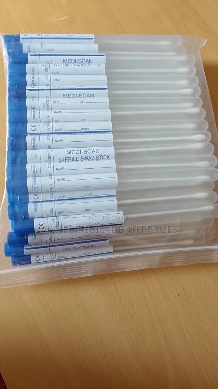 Sampling Stick Laboratory Sterile Laboratory Specimen Collection Swab Sticks – Pack of 100 ...