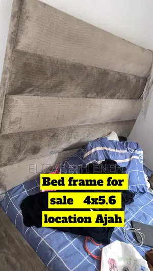 Bedframe 4.5x6 and Mattress for Sale
