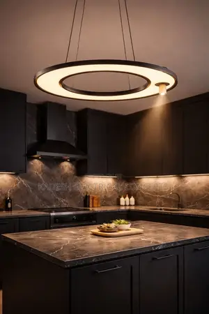 Nordic Led Ring With Pointer Restaurant Pendant Lights Modern Creative