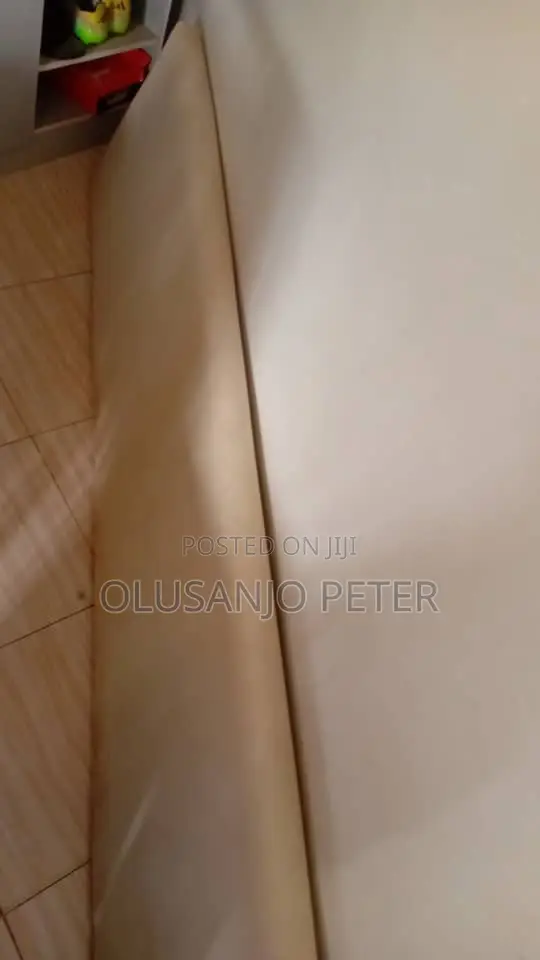 6.5 White Leather Bed Frame