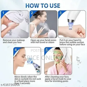 Xvip Quality Dermasuction Pore Cleaning Device