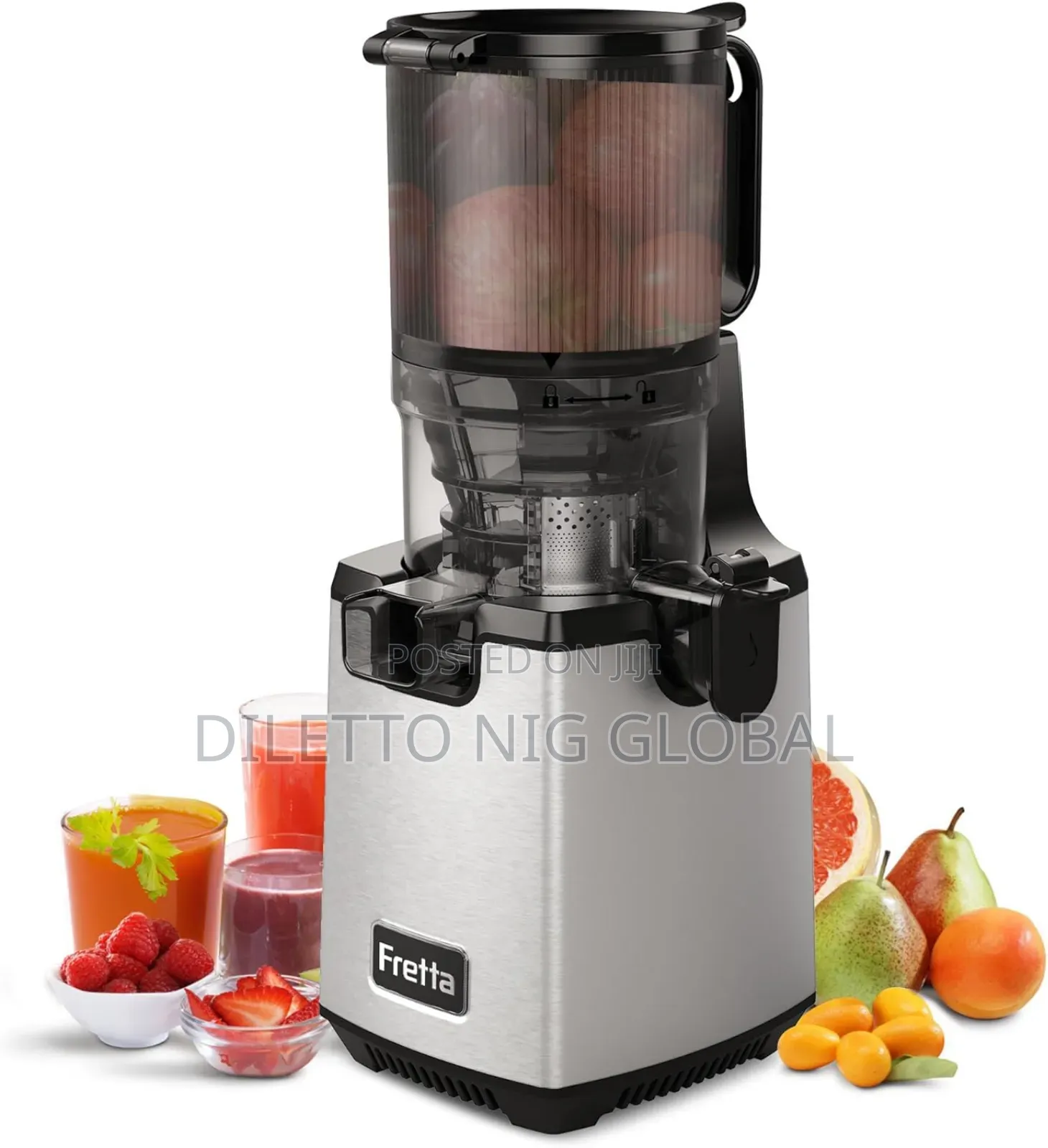 Fretta Cold Press Juicer Machines, Slow Masticating Juicer