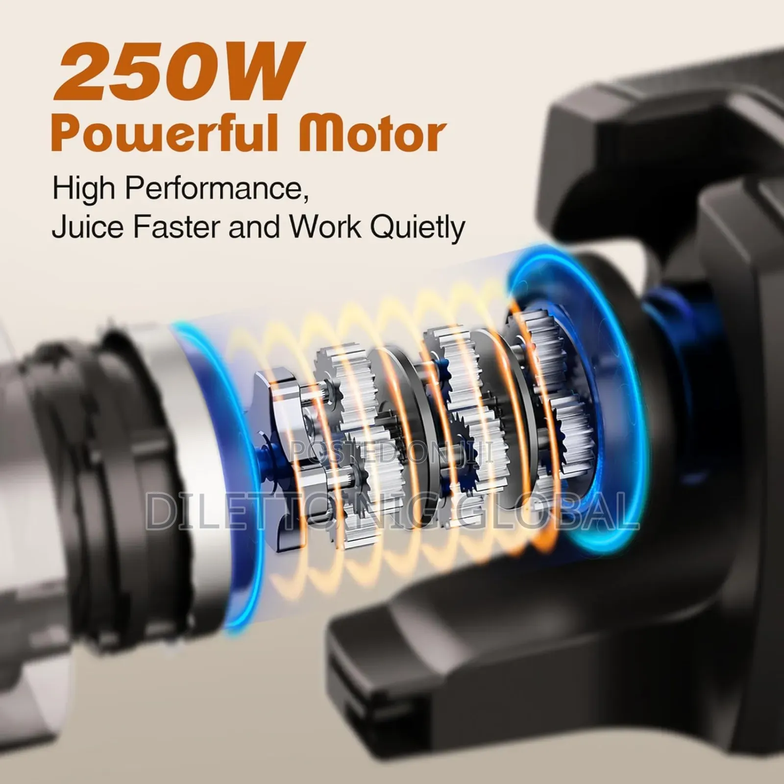 Fretta Cold Press Juicer Machines, Slow Masticating Juicer