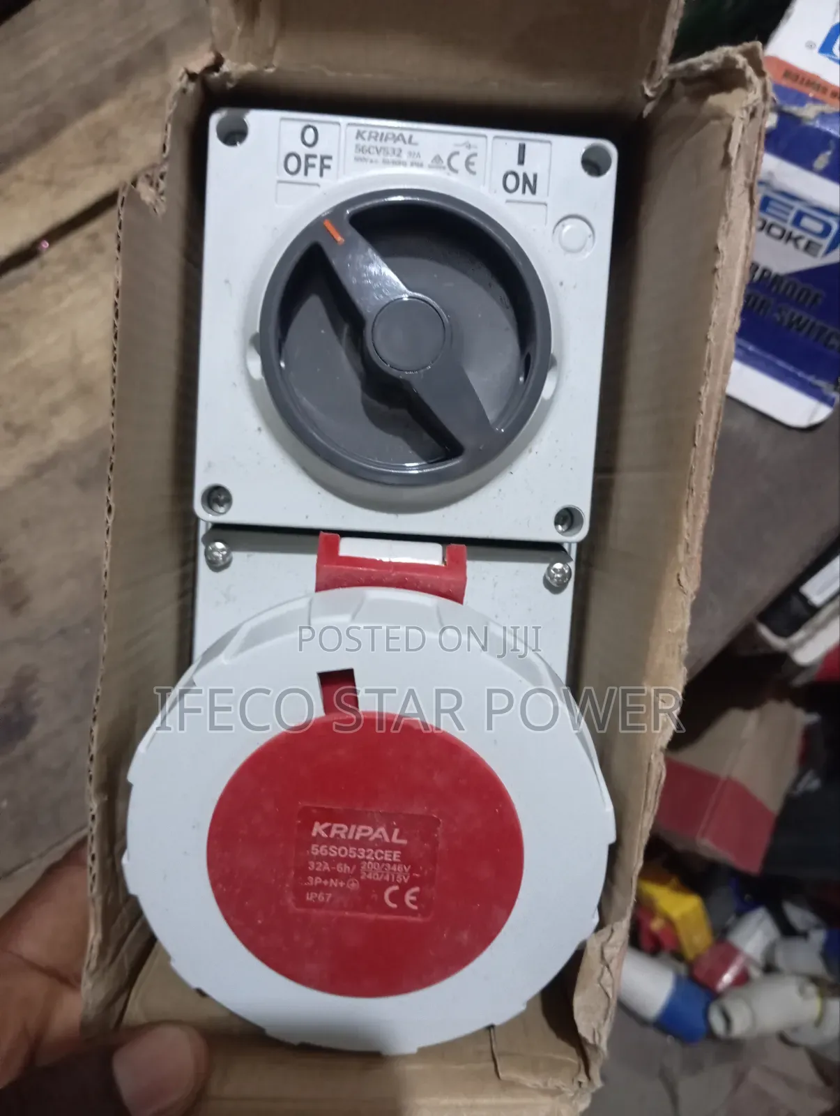 Industrial Socket 32amp 4pole