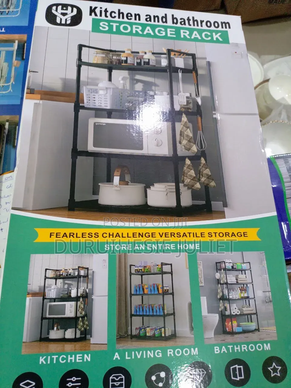 4 Layer Multifunctional Kitchen And Bathroom Organizer