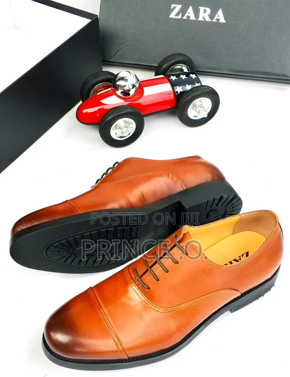 Bronze Clarks Leather Shoes