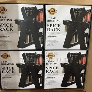 18pcs Rotating Spice Rack With Accessories