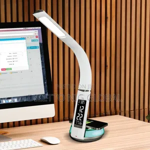 Ottlite Wireless Charging Led Lamp With Colour Changing Base in White
