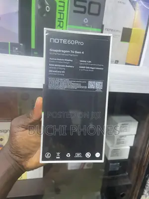 New Infinix Note 60 Pro 256 GB Black