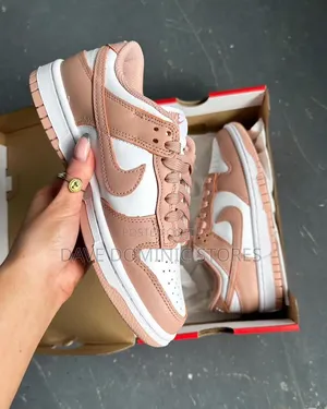 Women's Nike Dunk Rose Whisper Luxury Sneakers