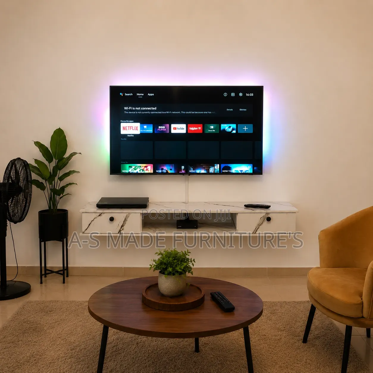  Wall-Mounted Shelf 
