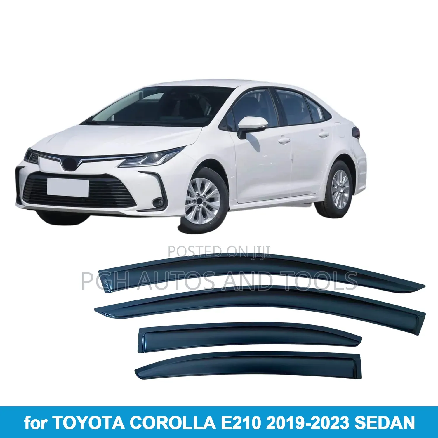 Corolla Rain Shield Side Window Deflector / Shade (Window Visor)