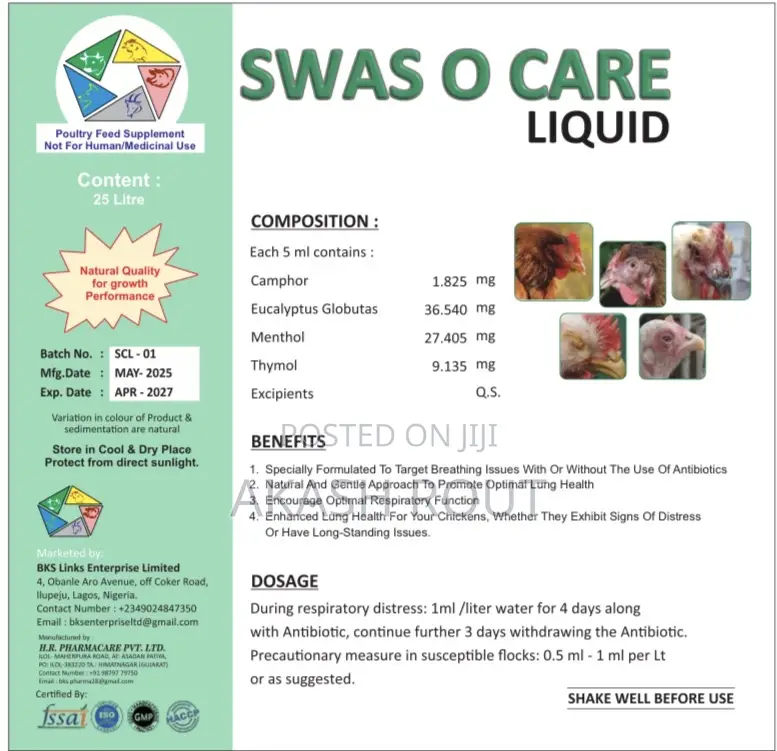 Poultry Liquid Feed Supplements