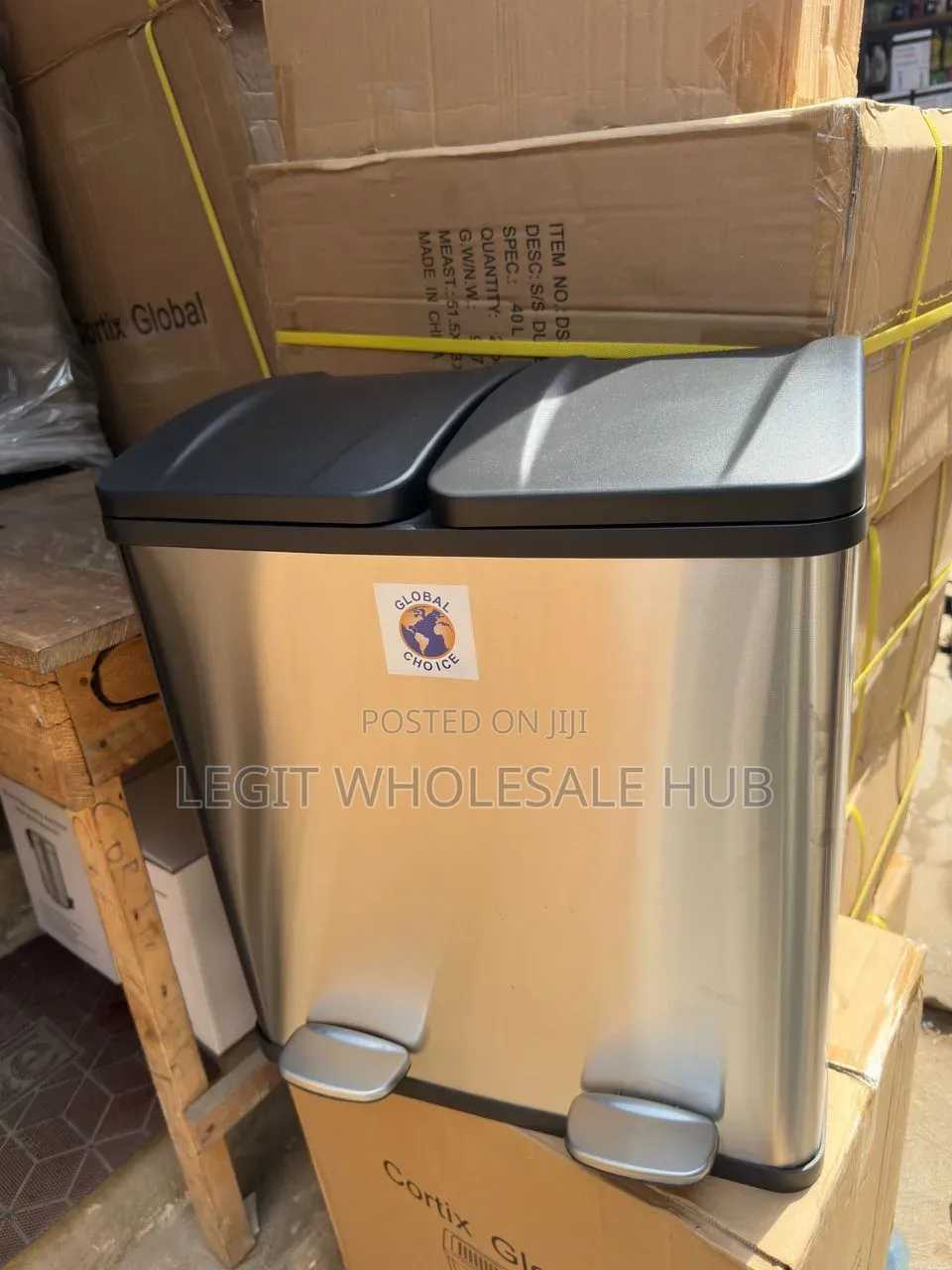 40l Stainless Steel Pedal Bin