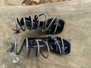 A Black Butterfly High Heel