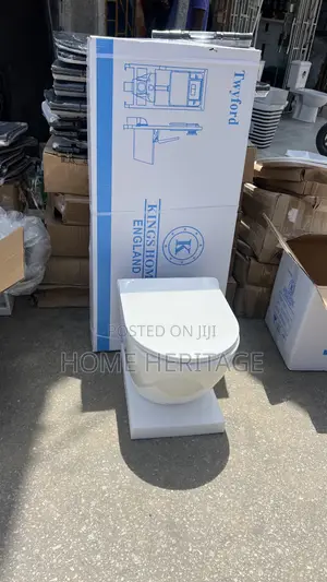 Twyford Round Wall-Hung Toilet With Powerful Flushing System