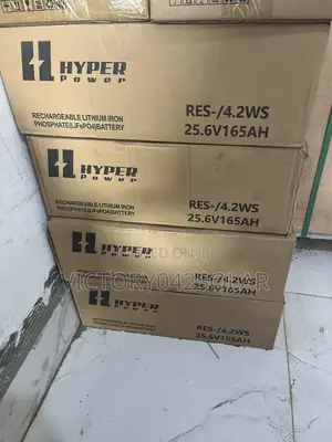 Hyperpower 4.2kwh 25.6v 165ah Lithium Battery Available