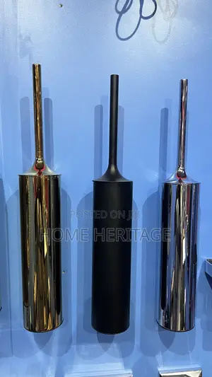 Luxury Pure Brass Toilet Brush Holder – Premium Bathroom Accessory