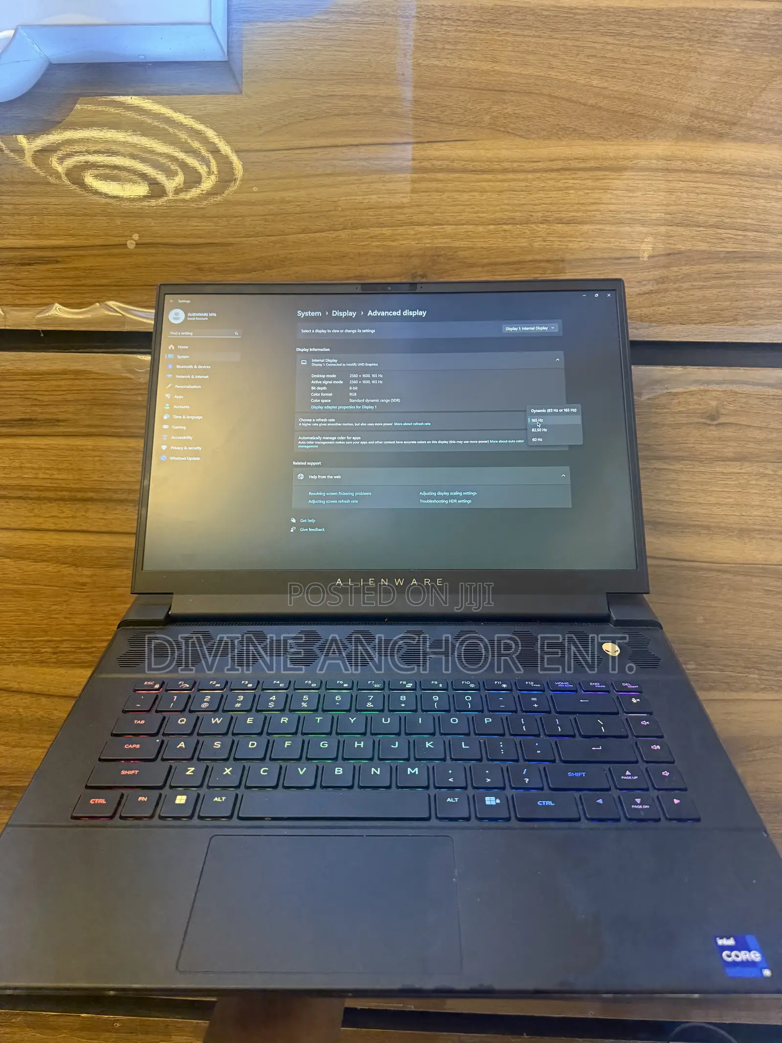 Laptop Alienware M16 R1 32GB Intel Core i9 SSD 1T