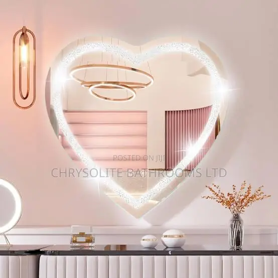 Heart Shaped Led Mirror