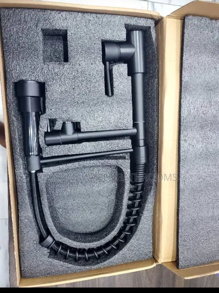 Black Spring Sink Mixer Faucet (Big Brother Tap)