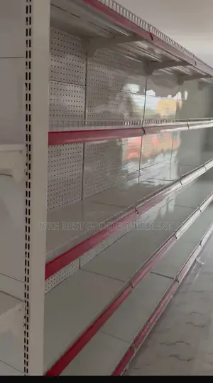 Double Sided Supermarket Shelves