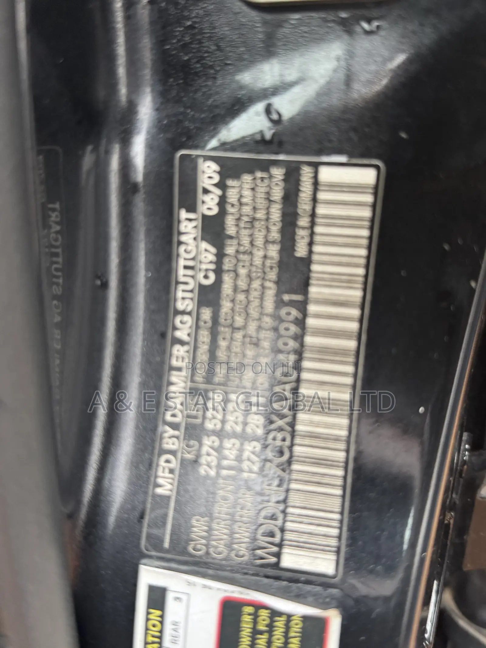Mercedes-Benz E350 2009 Black