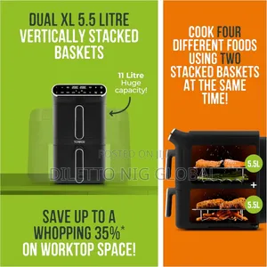 Tower Vortx Xl Dual Stack Air Fryer With Digital Control Panel