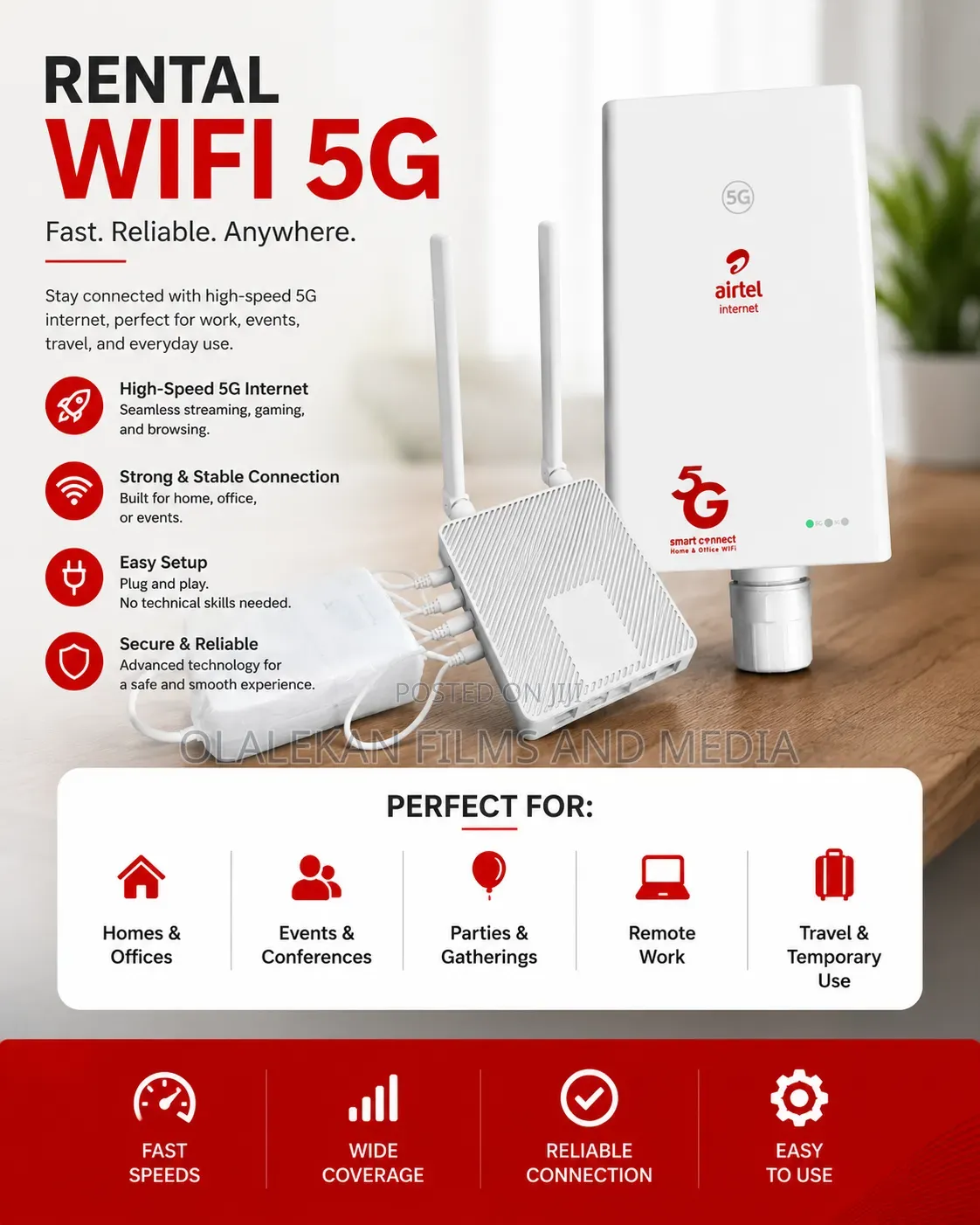 5g Router Available For Rent