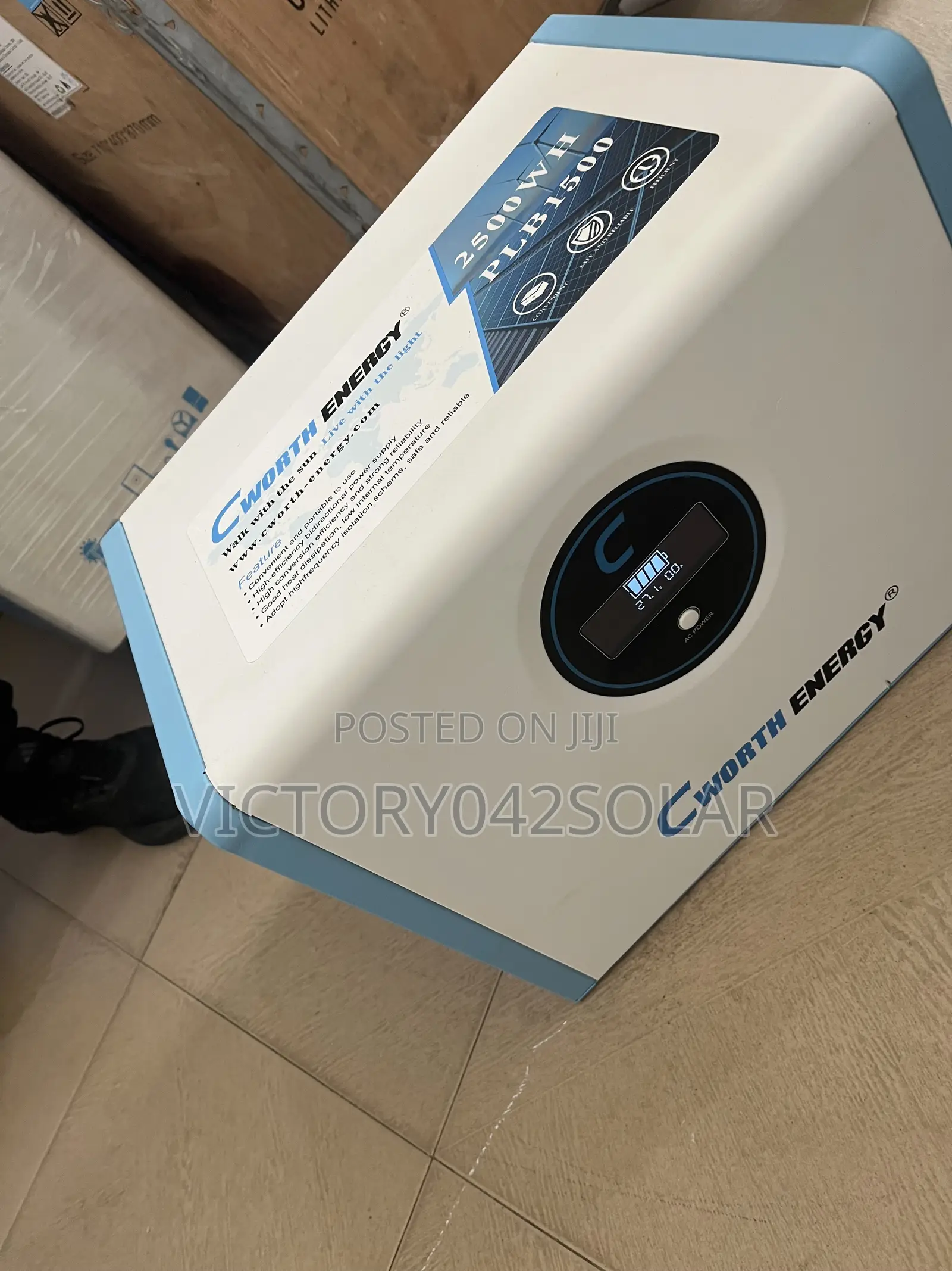 Cworth 2.5kwh Solar Generator Available