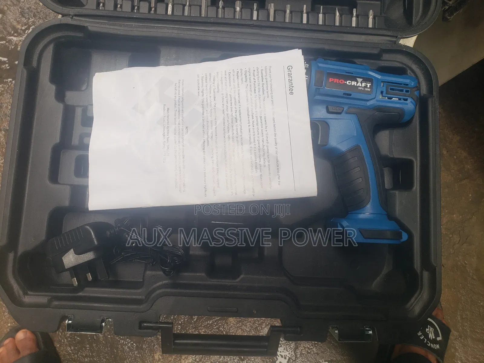 Pro-Craft 18v Cordless Drill Driver Set