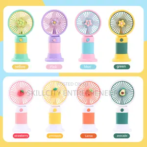 Fruit Design Rechargeable Handy Fan