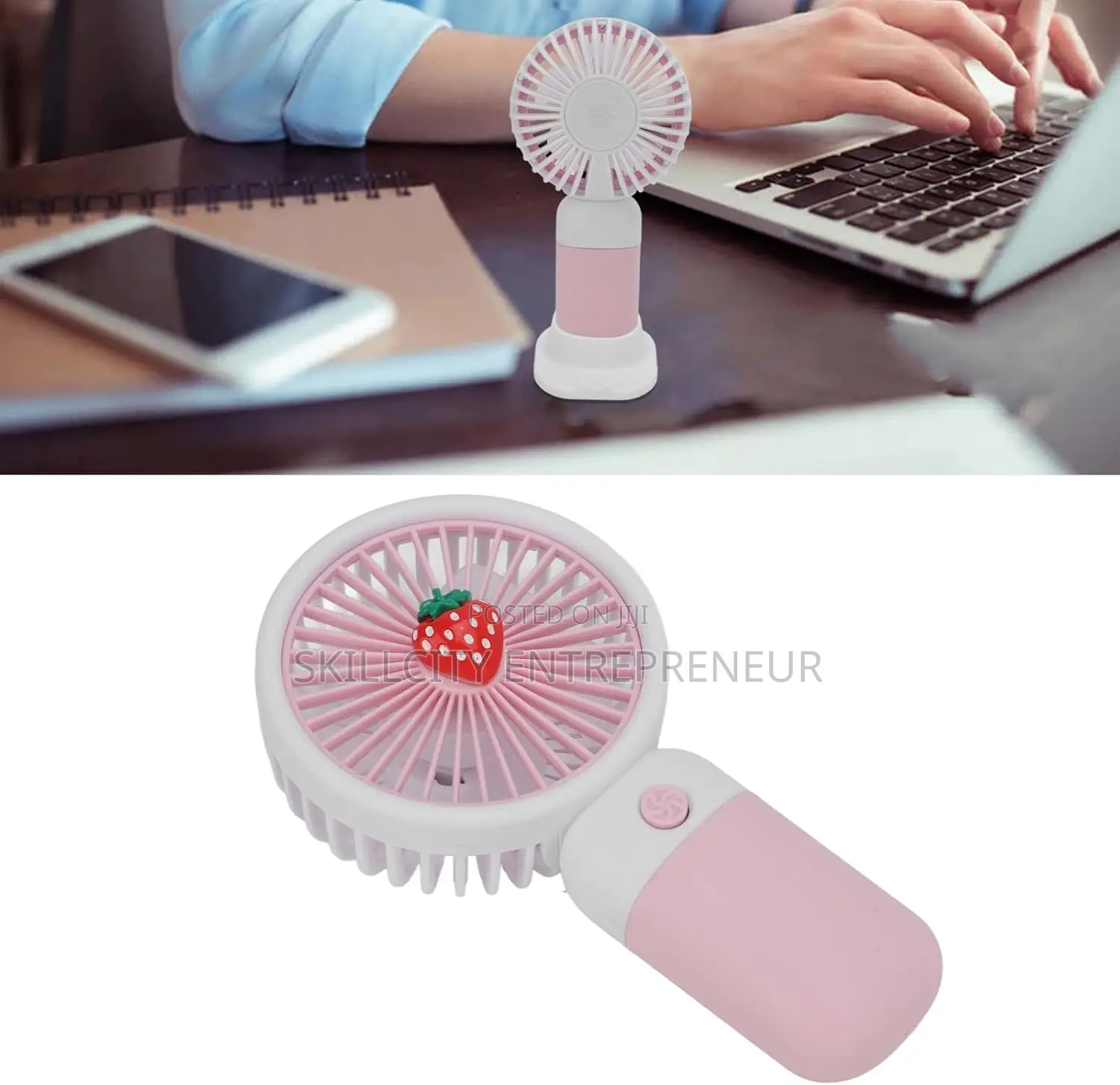 Fruit Design Rechargeable Handy Fan
