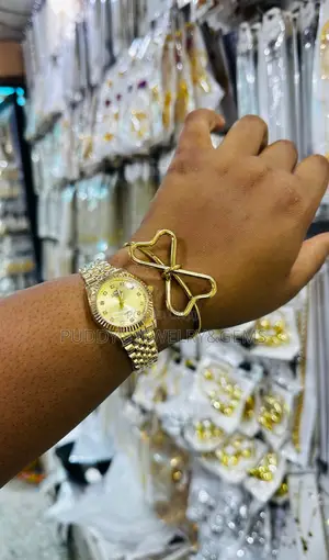 Wrist Watch and Bangle Set