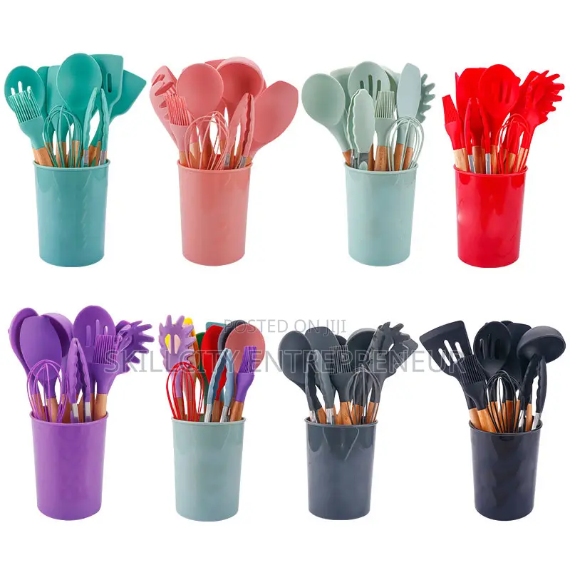 12pc's Silicone Spoon