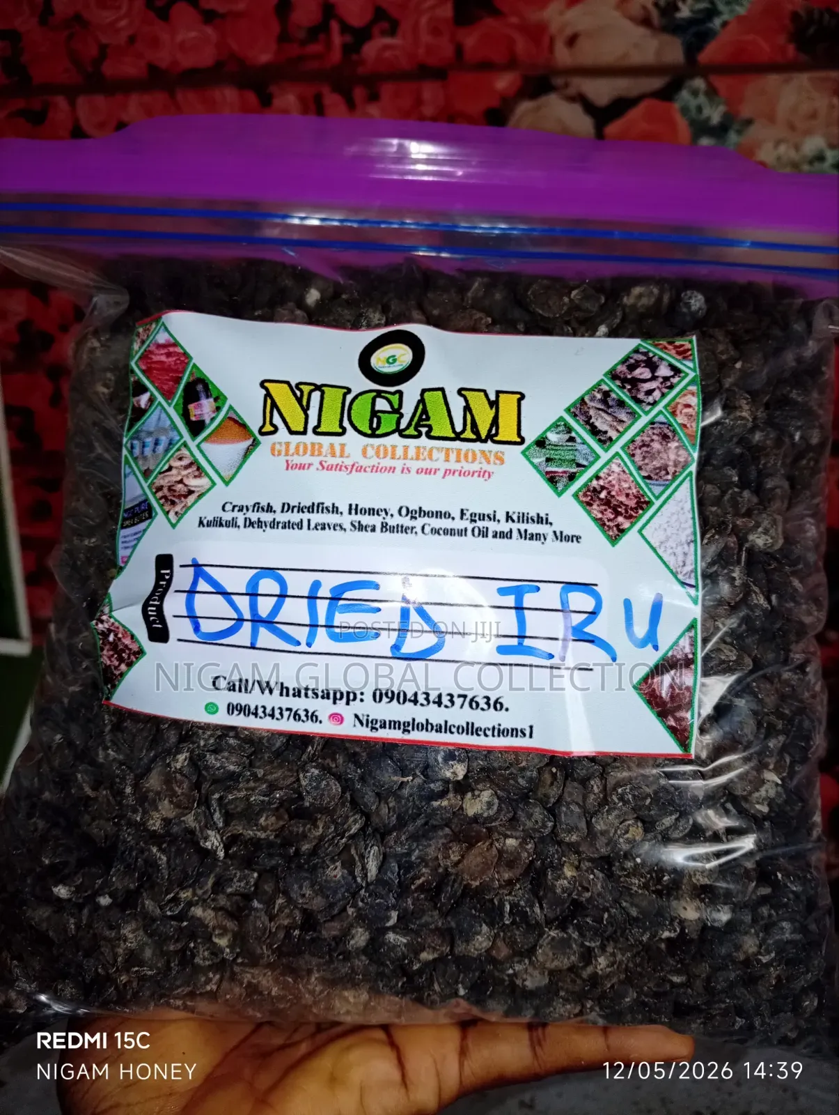 Dried Iru(Locust Beans)