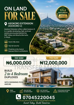 Location: Asokoro 2, Abuja Title: R of O (Nagies) -