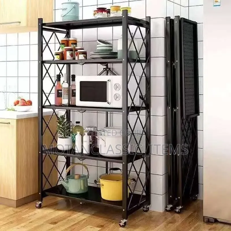 5 Steps Foldable Kitchen Rack