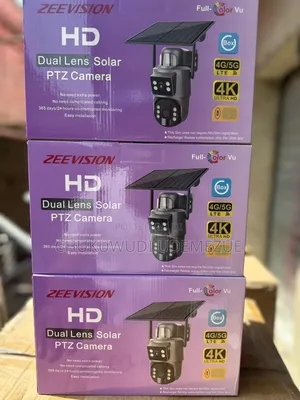 Ubox Sd450 Dual Lens Ptz Solar Power Camera.