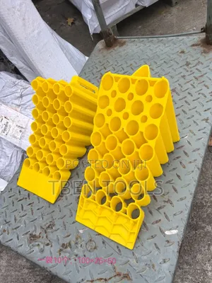 Yellow Plastic Wheel Chocks,