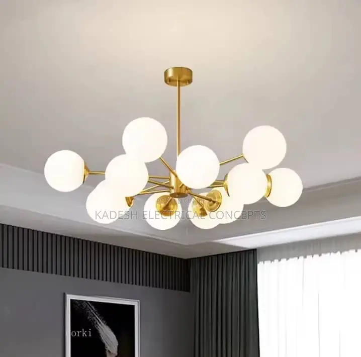 Modern Led Magic Bean Chandeliers Living Room Bedroom Ceiling