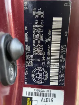 Toyota Sienna 2006 Burgundy