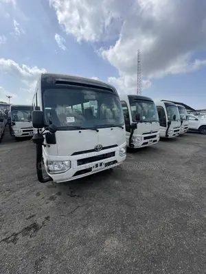 New Toyota Coaster 2025 White