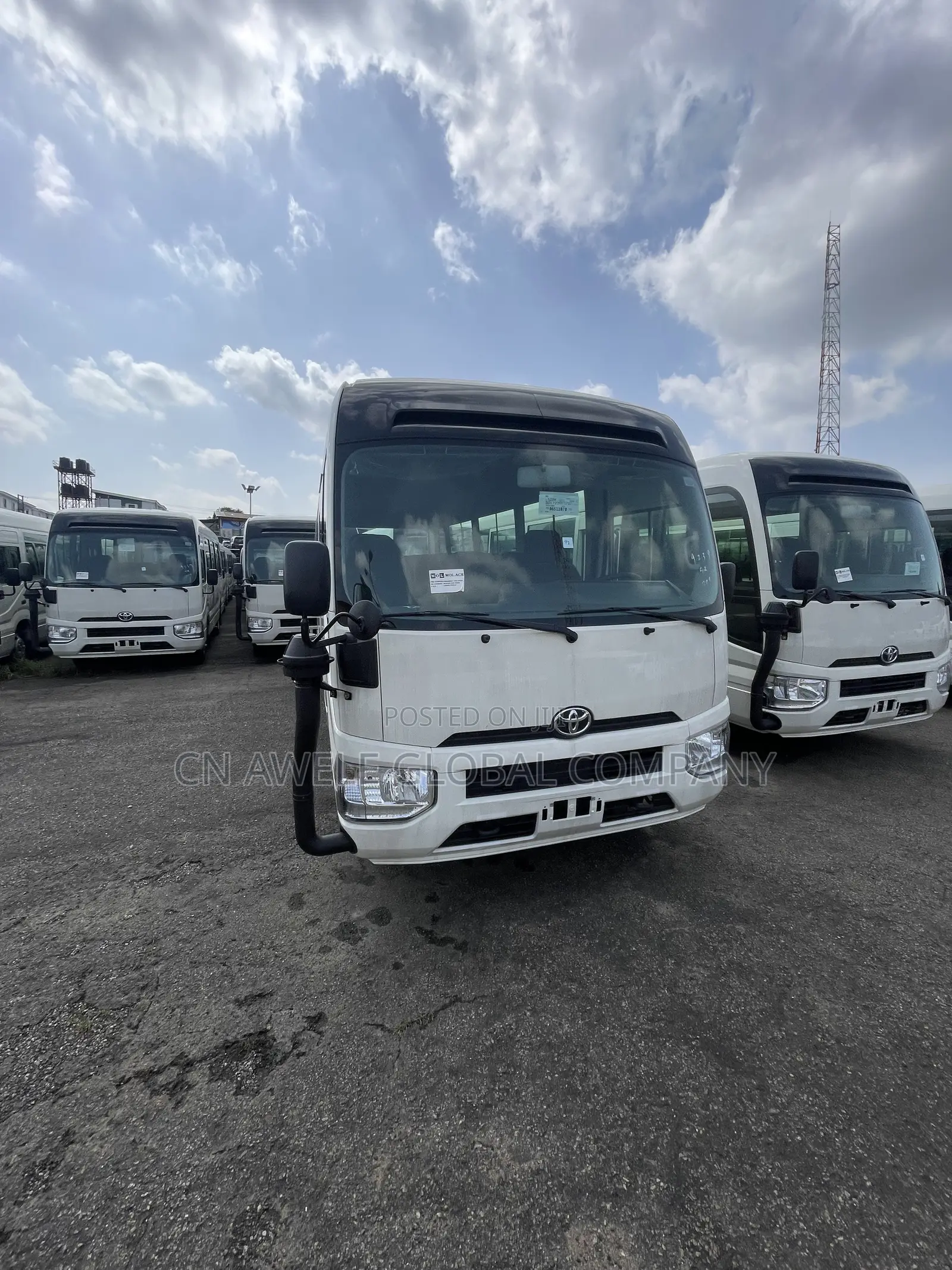 New Toyota Coaster 2025 White