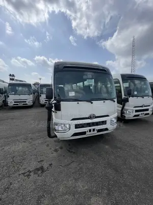 New Toyota Coaster 2025 White