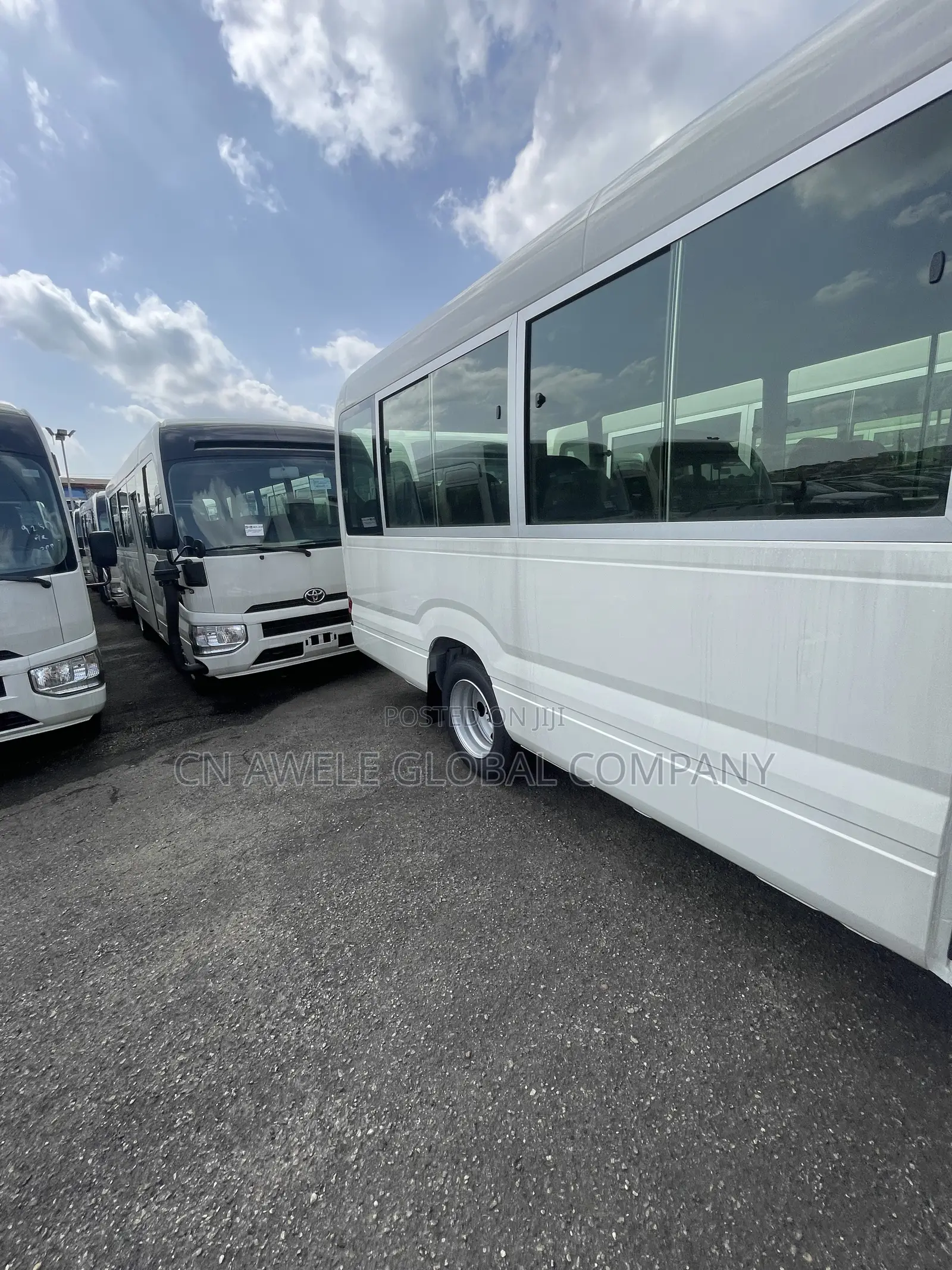 New Toyota Coaster 2025 White